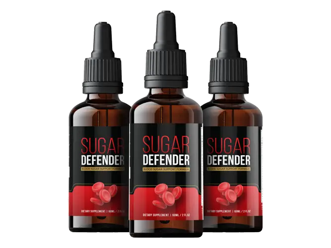 Three bottles of Sugar Defender - 90 day supply